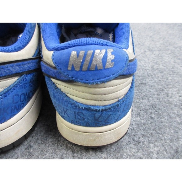 Nike Dunk Low Jackie Robinson Shoes Mens Size 9 Blue Sneakers DV2122-400 - Picture 5 of 16